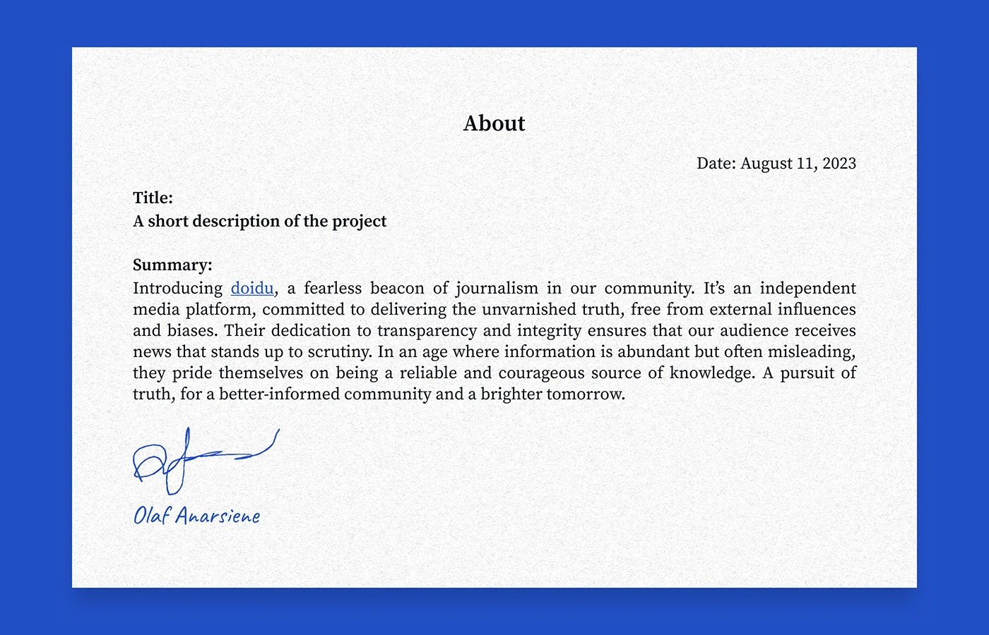 doidum — Fearless & Independent Media — screenshot 1